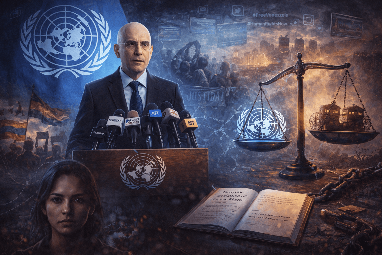 Volker Türk advierte sobre violaciones a los derechos humanos en Venezuela: desafíos persistentes pese a recientes excarcelaciones